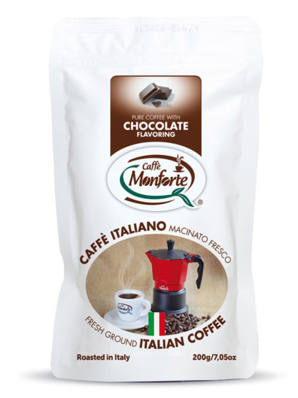 caffè Monforte macinato fresco aroma cioccolato