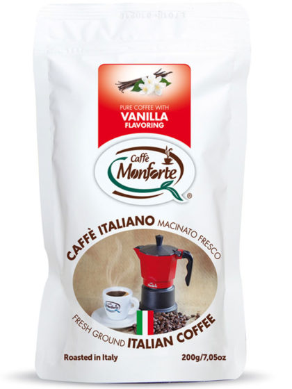 Caffè Monforte macinato fresco aroma vaniglia