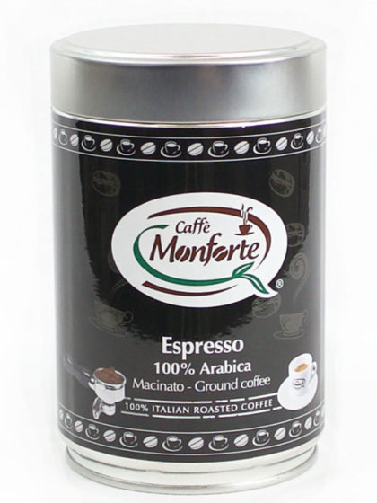 caffè espresso 100% arabica Monforte macinato